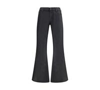 7FOR Black Cotton Flared Jeans - W29