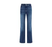 7FOR Blue Cotton Bootcut Jeans - W24