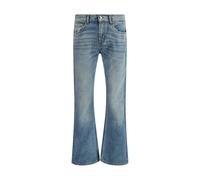 7FOR Blue Cotton Bootcut Jeans - W32