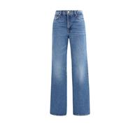 7FOR Blue Cotton Flared Jeans - 27