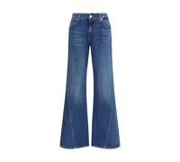 7FOR Blue Cotton Flared Jeans - 27