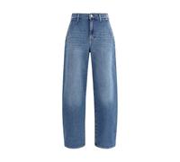 7FOR Blue Cotton Relaxed Fit Jeans - W25