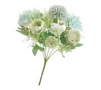 7head Fake Peony Flower Artificial Hand Flower Decorazioni Per Matrimoni Bianco