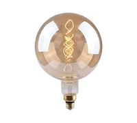 7hSevenOn Vintage - Lampadina LED filamento decorativo globo gigante G150, vetro, attacco E27, 4 W, 28 W, 280 lm, luce bianca calda (2100 K), 320°, 15000 H, Ø15 x 21 cm, finitura trasparente