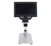 7in LCD Digital Microscope 1200X 12MP Soldering with 8 LED Lights