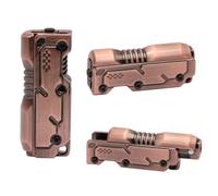 7JI Fidget Slide Toy, EDC Slider Magnetico in Metallo, Metallo Fidget Toy Anti-Stress per Adulti, Giocattoli Sensoriali per Autismo ADHD, Giocattoli da Banco per Il Calo dello Stress D'ansia