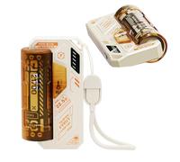 7JI Rimovibile Portatile Alimentazione Mobile 5000mah Pd 22.5w Caricabatterie Rapido Tipo - C Tecnologia di Ricarica reversibile bidirezionale per Tutta la Gamma iPhone Compatibile con molti