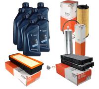 7L BMW Original Olio Twin Power Turbo 5W-30 MAHLE Controllo Set Per X5 M50D X6