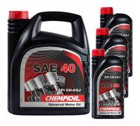 7L CHEMPIOIL Olio Motore CH SAE 40 API CH-4/SJ Motore Olio