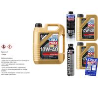 Kit Ispezione Filtro Liqui Moly Olio 5L 10W-40 per Opel Astra Per Caravan 51_