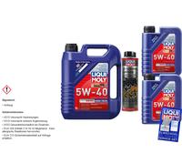 7L LIQUI MOLY Diesel High Tech 5W-40 Olio Motore Olio-Schlamm Spülung