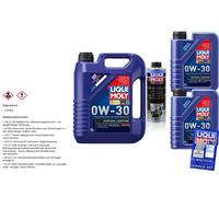 7L Liqui Moly Synthoil Longtime Plus 0W-30 Olio Motore Pro-Line Motorspülung