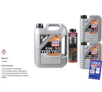 7L LIQUI MOLY Top Tec 4200 5W-30 Olio Motore Olio-Schlamm-Spülung Motorreiniger