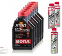 7L MOTUL 8100 Eco-nergy 5W-30 Olio Motore Engine Clean + Fuel System 11263376