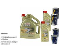 7L Olio Motore Castrol EDGE 0W-30 2x MANNOL Leak-Stop ADDITIV+Motor Doctor