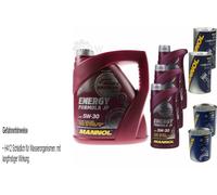 7L Olio Motore MANNOL Energia Formula JP 5W-30 2xMotor Doctor + Perdita
