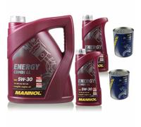 7L Olio Motore MANNOL Energy Combi LL 5W-30 2x Dottore Del Motore ADDITIVO