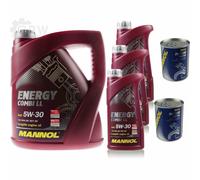 7L Olio Motore MANNOL Energy Combi LL 5W-30 2x Dottore Del Motore ADDITIVO
