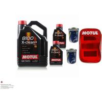 7L olio motore MOTUL 8100 x-Pulire + 5W30 2x mannol Doctor Additivo Incl. Borsa