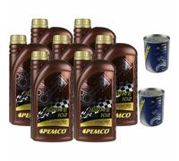 7L olio motore pemco idrive 102 20W-50 2x mannol Motor Doctor Additivo