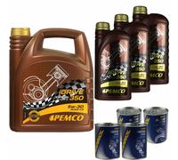 7L Olio Motore PEMCO IDRIVE 300 5W-30 2xMotor Doctor+Motor Flush