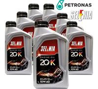 7L Olio Motore Petronas Selenia Originale 10W40 20K Acea A3 API SL CF 9.55535-G2
