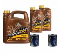 7L PEMCO idrive 330 5W-30 olio motore Api Sl Acea A3/B3 Ilsac GF-5 Incl. Flush