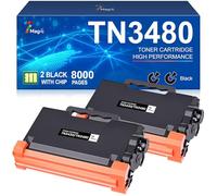 7Magic TN3480 TN3430 Cartuccia Toner Compatibile per Brother TN-3480 TN-3430 MFC-L5750DW HL-L5100DN MFC-L5700DN HL-L5100DNT HL-L5100DNT HL-L5000DN HL-L5200DW DCP-L5500DN DCP-L6600DW Nero, 2-Pack
