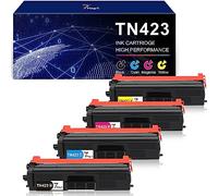 7Magic TN423 Cartuccia Toner Compatibile per Brother TN-423 TN-421 per stampante MFC-L8690CDW MFC-L8900CDW HL-L8260CDW HL-L8360CDW DCP-L8410CDW, TN423BK/C/M/Y (Nero Ciano Giallo Magenta,4-Pack)