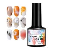 7ml Blooming Nail Arts Gel, Watercolor-Style Soak-Off Polish for Fingertip Design, Nail Arts Spreading Effect Gels for Women, Girls, Creative Personal Care Use, 1 Piece