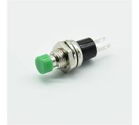 7mm Momentary Push Button Switch Press The Reset On OFF Normally Open NO 6Pcs(6 green)