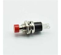 7mm Momentary Push Button Switch Press The Reset On OFF Normally Open NO 6Pcs(6 red)
