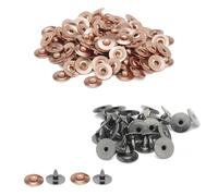 7mm Spille Metallo Rivetti Bottoni Borchie Tack per Denim Jeans Cappelli Crafts