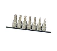 7PC 1cm Dr Testa a Sfera Esagonale / Allen Punta Bussole su Barra L:48mm US Pro