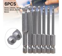 7pc Esagonale Palla Lungo Set di Punte 98g Adatto for Manuale Elettrico