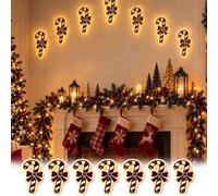 7pc Led Reindeer Wall Decor,3D Light-Up Wooden Reindeer Christmas Decor，G | 3d Antler Glow Wall Decor For Christmas,DIY Glow Wall Lights,Warm Backlit Peel & Stick,for Bedroom,Living Room,Hallway