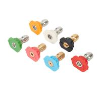 7PCS 0.6cm Idropulitrice Spray Punte Ugelli / Alta Potenza Kit Veloce Connect