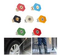 7PCS 0.6cm Idropulitrice Spray Punte Ugelli Alta Potenza Kit Veloce Connect Set