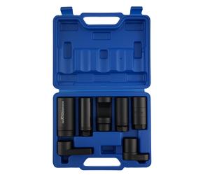 7PCS 3/8" & 1/2" DRIVE SOCKETS OXYGEN SENSOR SOCKET WRENCH INSTALLER TOOL KIT
