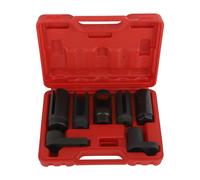 7PCS 3/8" & 1/2" DRIVE SOCKETS OXYGEN SENSOR WRENCH TOOL KIT Chrome Vanadium
