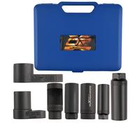 7pcs 3/8" & 1/2" Kit Attrezzi Chiavi Bussola Sensore Di Ossigeno 22mm,27mm,29mm