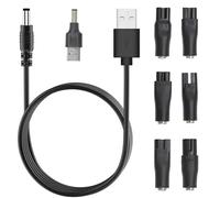 7PCS 5V USB Universale Cavo Rasoio Caricatore Alimentatore, Caricabatterie per Rasoio Accessori Caricabatterie da Kit adattatore USB per 15V HQ8505 Philips Norelco 3000 5000 7000 Varietà di Rasoi