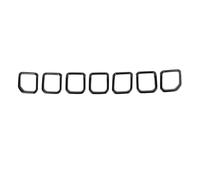 7PCS Auto Griglia Inserti Griglia Anteriore Anello Di Copertura Telaio Trim Kit Compatibile Con Jeep Per Compass 2021 2022 2023 2024 2025 Anteriori Griglie