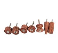 7pcs Bruciatore in pelle di palissandro punta a punta in pelle Slicker lucidato Trapano Leathercraft Carving Tool