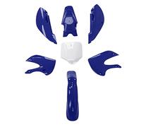 7pcs Dirt Bike Plastic Fairing Kit Body Work Fairing Set Motorcycle Accessories Replacement for KLX110 KX65 Red ABS Plastic Fitment Stylish Design Comprehensiv (B (blue))