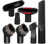 7Pcs Kit Accessori Aspirapolvere Universale 32-35mm, Spazzola Compatibile con Rowenta, Bosch, Philips, Miele e Marche Altre, Ricambi Aspirapolvere per Pulizia Pavimenti, Angoli e Auto