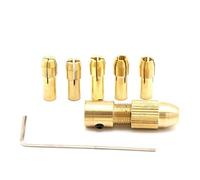 7Pcs Mini Mandrini Mandrino Adattatore for Mini Strumenti di Rame Trapano Cartella Tappo di Rame Asse Trapano Pinza Con Chiave2/2.35/4.05/5.05 (Color : 2.0mm)