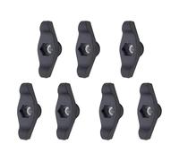 7pcs Multiuso Sostituzioni Manopola Ala Generale Manopole Robuste Yard Macchine Parti per Attrezzature Elettriche Esterne Pomello Spazzaneve
