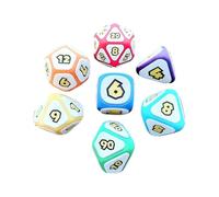 7PCS Mushroom Party Tabletop Role-Playing Game Dice,Cool Games DND Dice Set D D Family Tabletop Dic