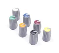 7pcs Per Mackie 1604-VLZ3 1402-VLZ3 Potenziometro A Manopola/Assi Asse A Mezza Assi Potenziometro Rotanti Tappi Per Manopole Fader Rotanti